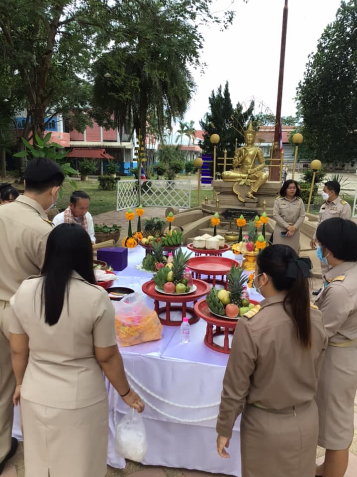 งานบวงสรวง ไหว้ครู พระวิษณุกรรม วิทยาลัยการอาชีพป่าซาง