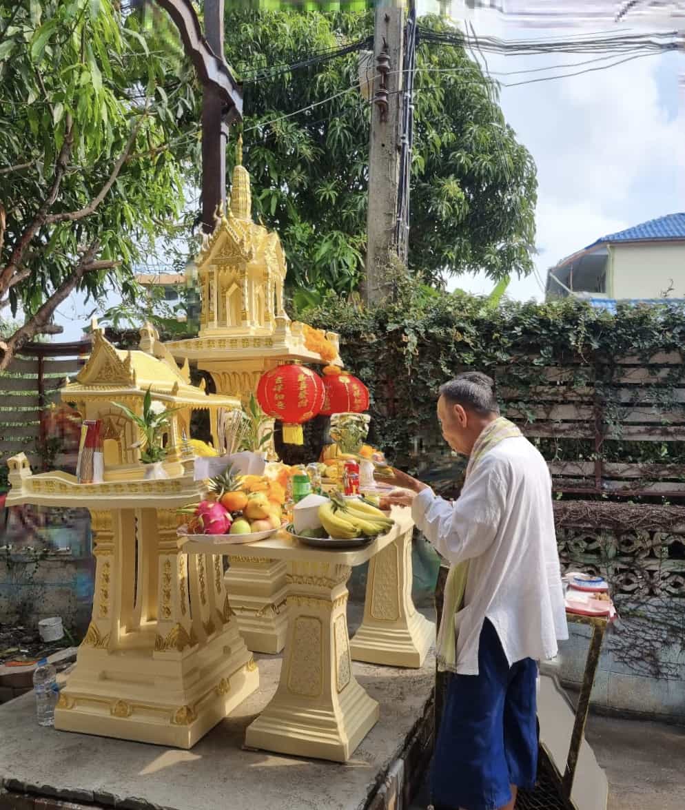 อัญเชิญ บวงสรวง เทวาชัยภูมิ ที่ บริษัท เอพีพลัส บางบัวทอง